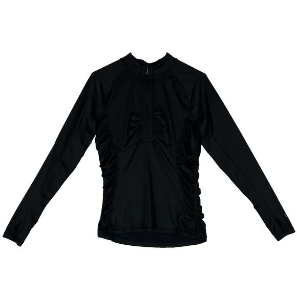 North Face Long Sleeve Compression Base Layer Shirt Womens Medium Black Athletic - Picture 1 of 10